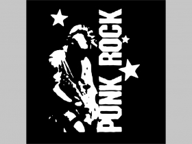 Punk rock potlačená nášivka rozmery cca. 12x12cm (po krajoch neobšívaná)